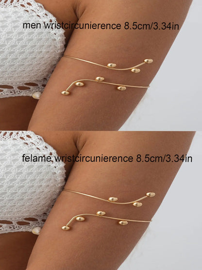 Minimalist Open Arms Cuff, Fashionable Armlet for Women, Trendy All-Match & Exquisite Body Jewelry for Birthday Gift