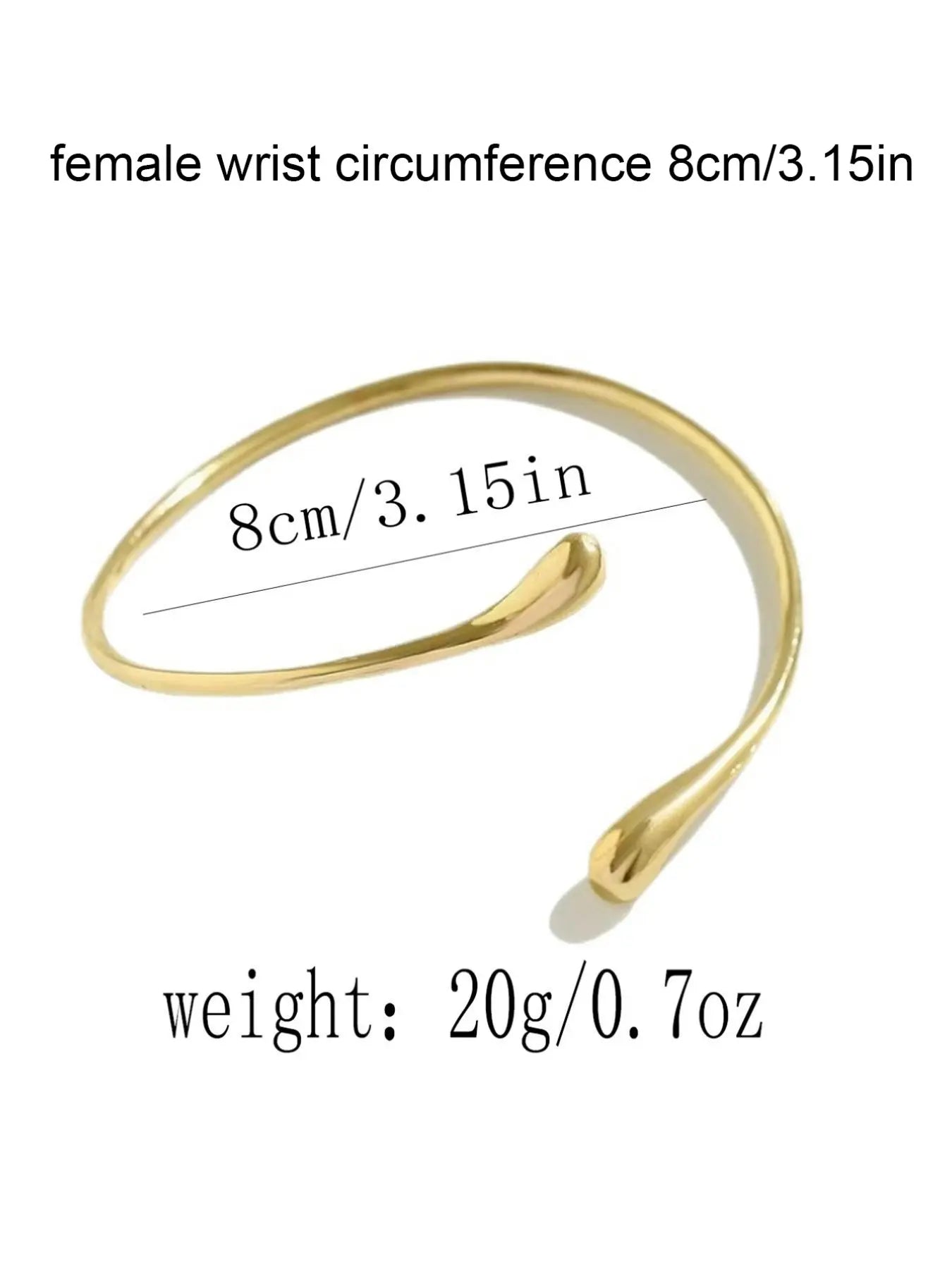 Minimalist Open Arms Cuff, Fashionable Armlet for Women, Trendy All-Match & Exquisite Body Jewelry for Birthday Gift