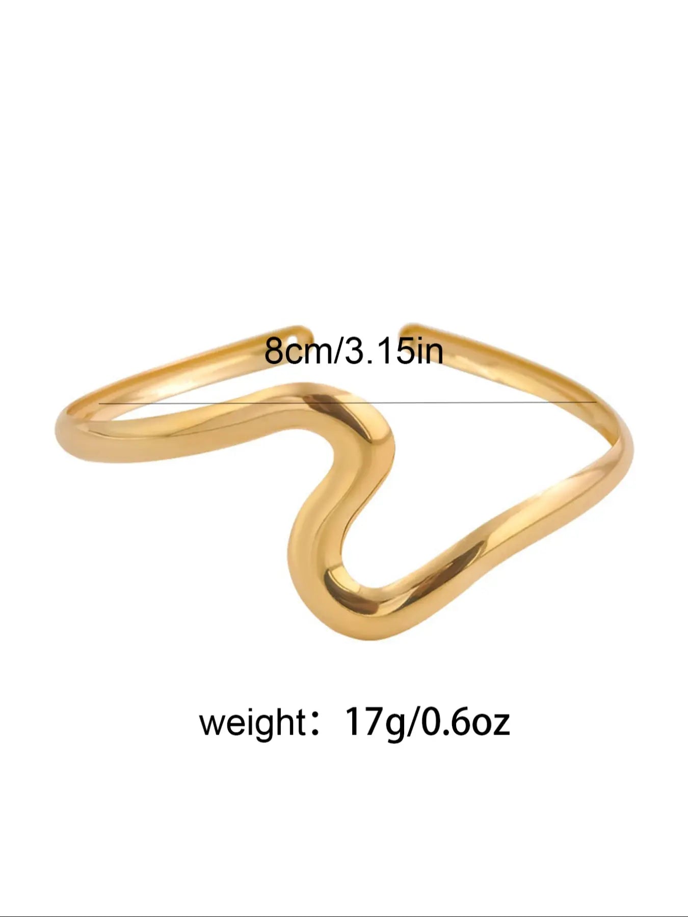 Minimalist Open Arms Cuff, Fashionable Armlet for Women, Trendy All-Match & Exquisite Body Jewelry for Birthday Gift