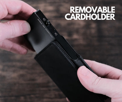 Double Oak Essentials - Leather Pop-Up Wallet - Black