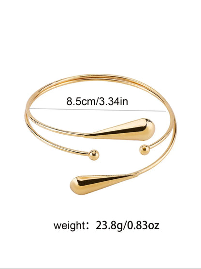 Minimalist Open Arms Cuff, Fashionable Armlet for Women, Trendy All-Match & Exquisite Body Jewelry for Birthday Gift