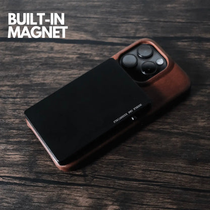Double Oak Essentials - Leather Pop-Up Wallet - Black