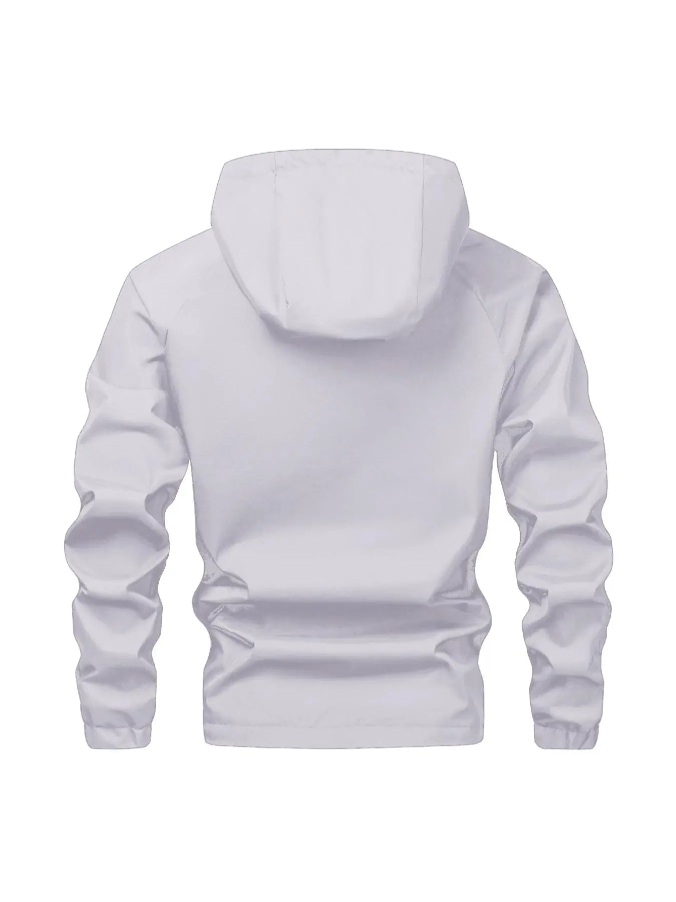 Men'S Solid Color Half Zip Pocket Hooded Jacket, Regular Fit Casual Long Sleeve Drawstring Waterproof Jacket for Fall & Winter, Men Clothing for Daily Wear Zip up Jackets