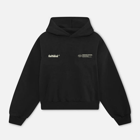 Faith Link Co. - Forgiven Hoodie - 100% Premium Cotton, Message-Driven and Scripture-Based Design (Ephesians 1:7)